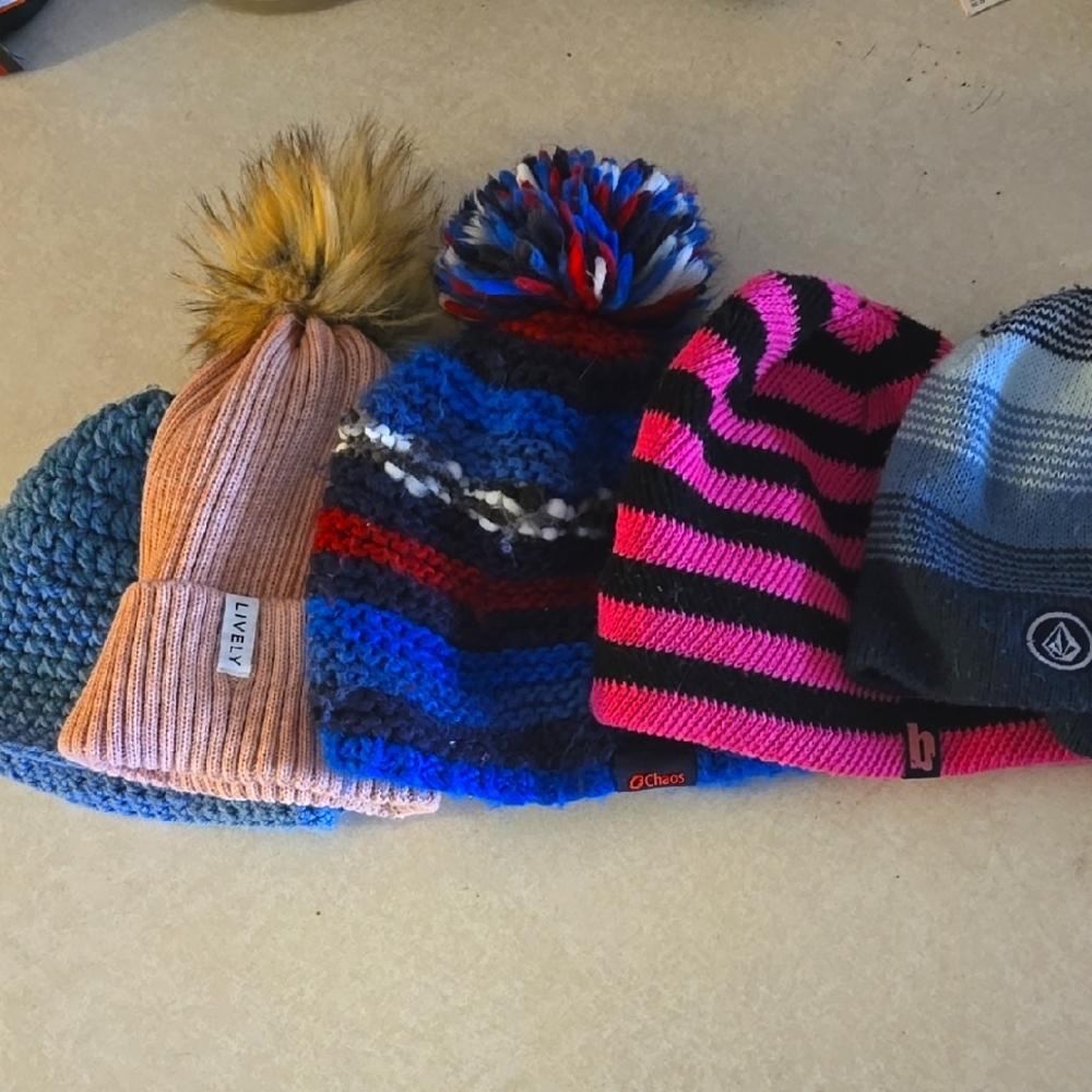 Assorted Winter Hats and Beanies